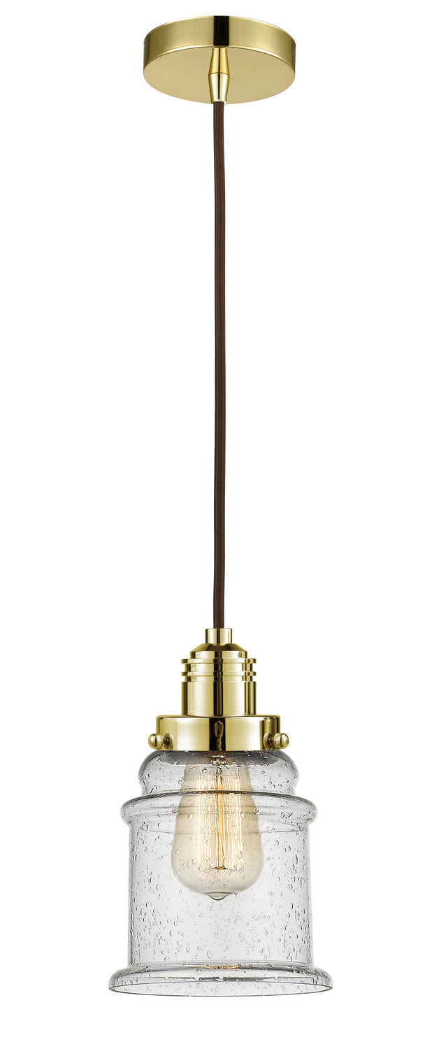 Innovations - 100GD-10BR-2H-GD-G184 - One Light Mini Pendant - Winchester - Gold