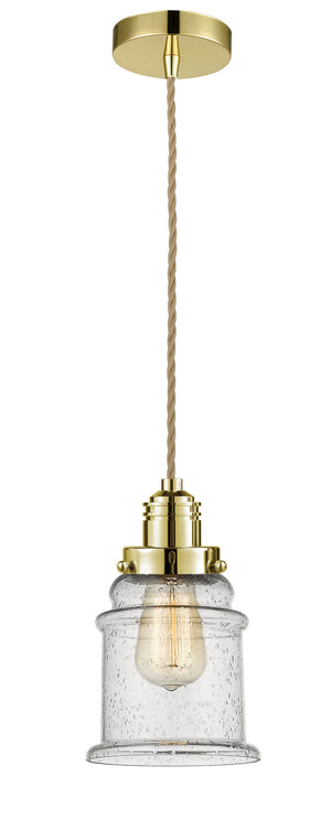 Innovations - 100GD-10RE-2H-GD-G184 - One Light Mini Pendant - Winchester - Gold