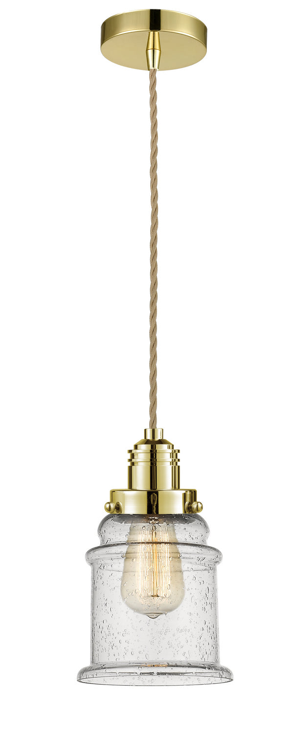 Innovations - 100GD-10RE-2H-GD-G184 - One Light Mini Pendant - Winchester - Gold