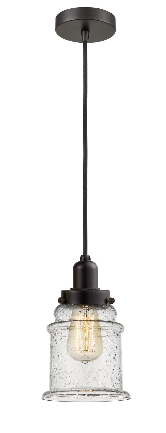 Innovations - 100OB-10BK-0H-OB-G184 - One Light Mini Pendant - Whitney - Oil Rubbed Bronze