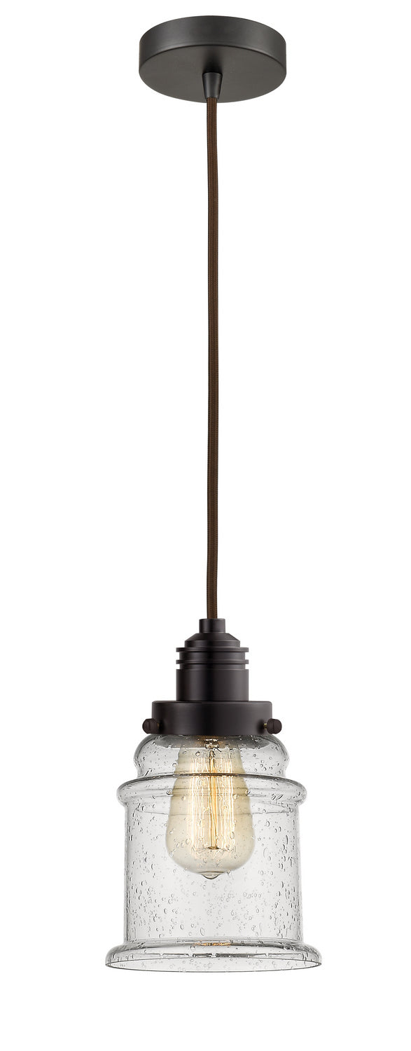 Innovations - 100OB-10BR-2H-OB-G184 - One Light Mini Pendant - Winchester - Oil Rubbed Bronze