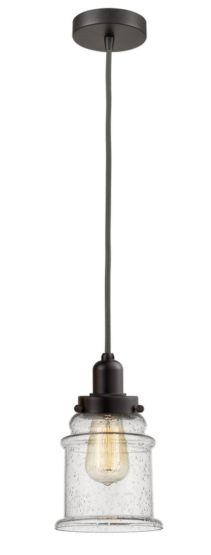 Innovations - 100OB-10GY-0H-OB-G184 - One Light Mini Pendant - Whitney - Oil Rubbed Bronze