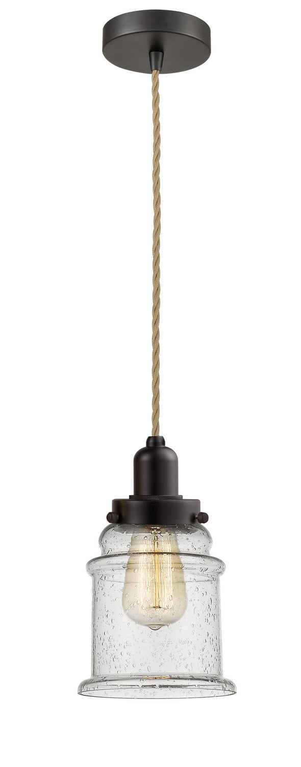 Innovations - 100OB-10RE-0H-OB-G184 - One Light Mini Pendant - Whitney - Oil Rubbed Bronze