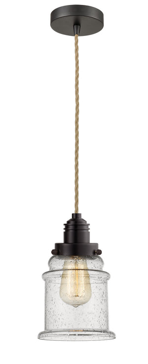 Innovations - 100OB-10RE-2H-OB-G184 - One Light Mini Pendant - Winchester - Oil Rubbed Bronze