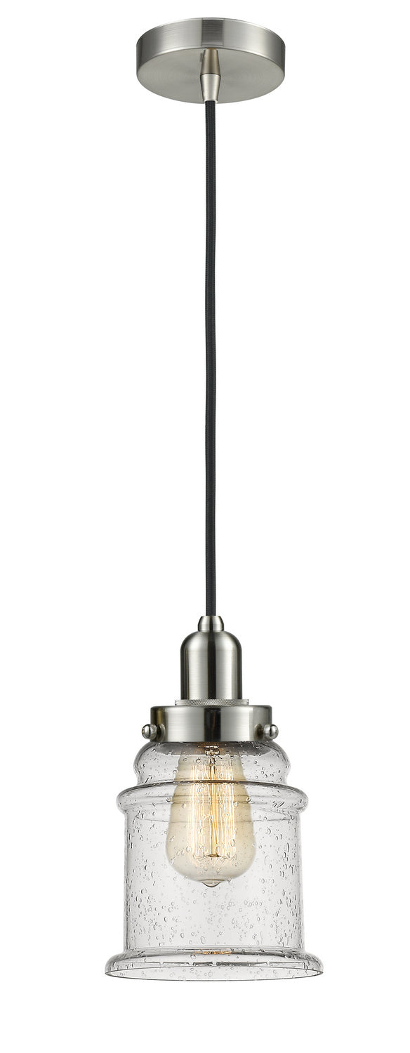 Innovations - 100SN-10BK-0H-SN-G184 - One Light Mini Pendant - Whitney - Satin Nickel