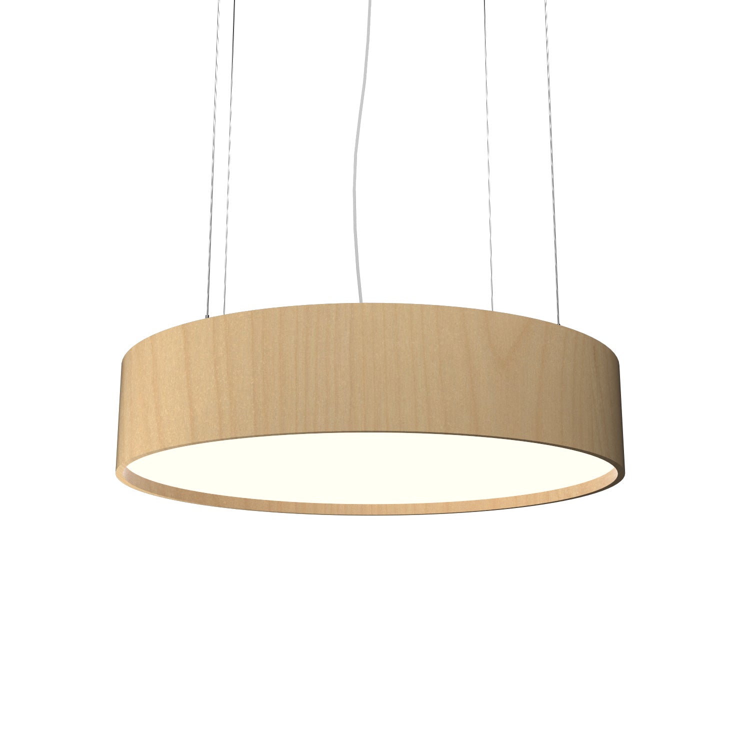 Accord Lighting - 1037.34 - Three Light Pendant - Cylindrical - Maple