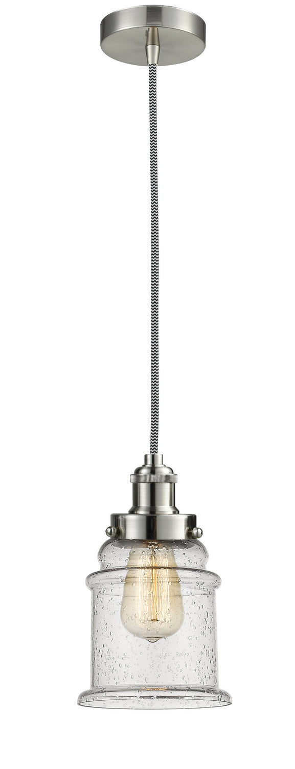 Innovations - 100SN-10BW-1H-SN-G184 - One Light Mini Pendant - Edison - Satin Nickel