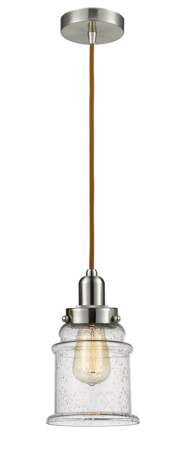 Innovations - 100SN-10CR-0H-SN-G184 - One Light Mini Pendant - Whitney - Satin Nickel