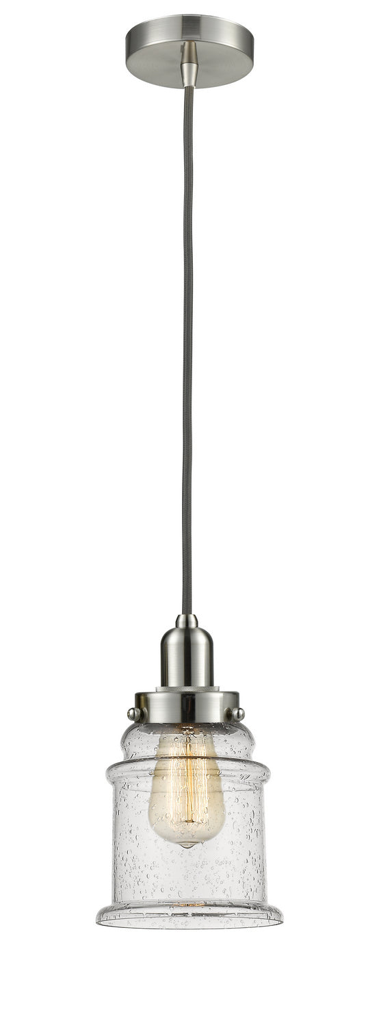 Innovations - 100SN-10GY-0H-SN-G184 - One Light Mini Pendant - Whitney - Satin Nickel