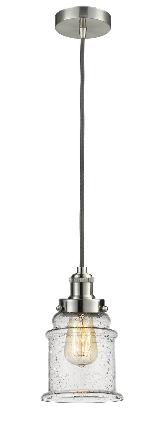 Innovations - 100SN-10GY-1H-SN-G184 - One Light Mini Pendant - Edison - Satin Nickel