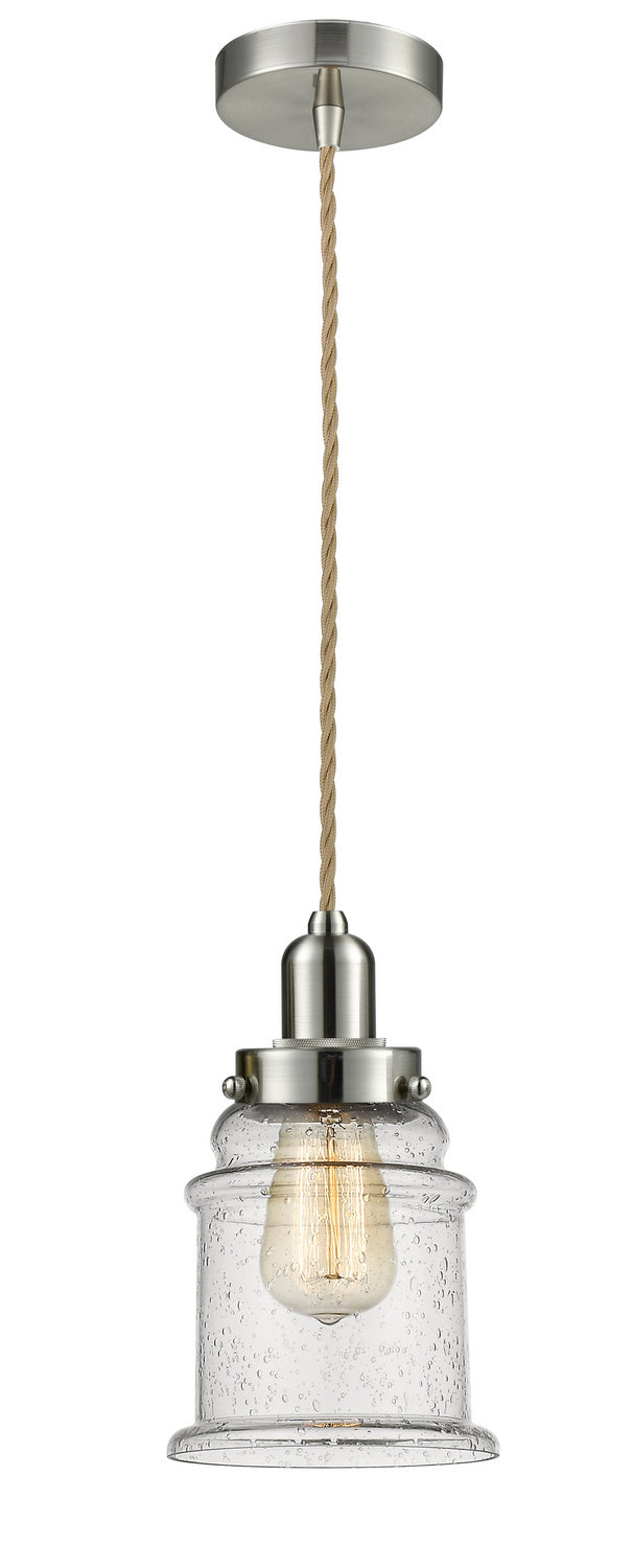 Innovations - 100SN-10RE-0H-SN-G184 - One Light Mini Pendant - Whitney - Satin Nickel