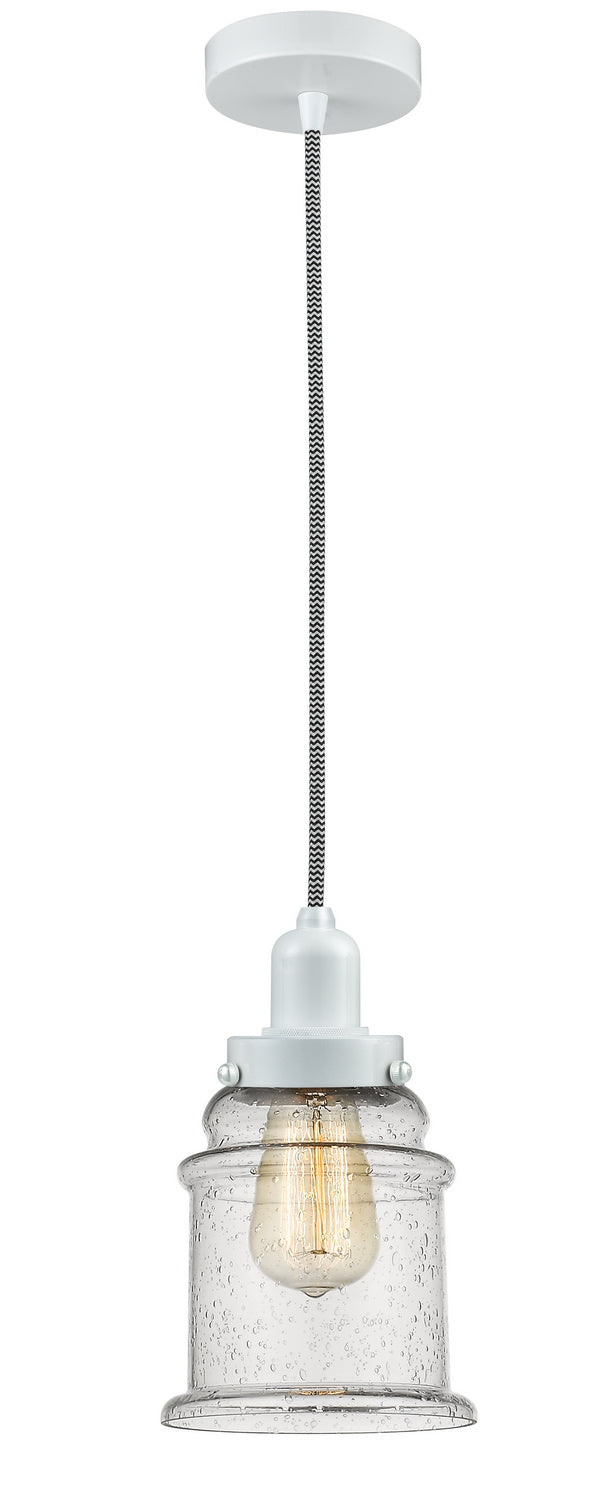 Innovations - 100W-10BW-0H-W-G184 - One Light Mini Pendant - Whitney - White