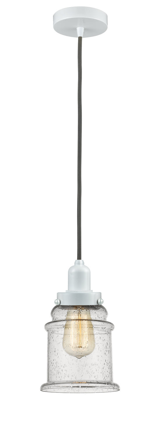 Innovations - 100W-10GY-0H-W-G184 - One Light Mini Pendant - Whitney - White