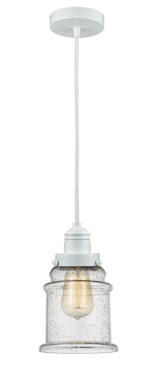 Innovations - 100W-10W-2H-W-G184 - One Light Mini Pendant - Winchester - White