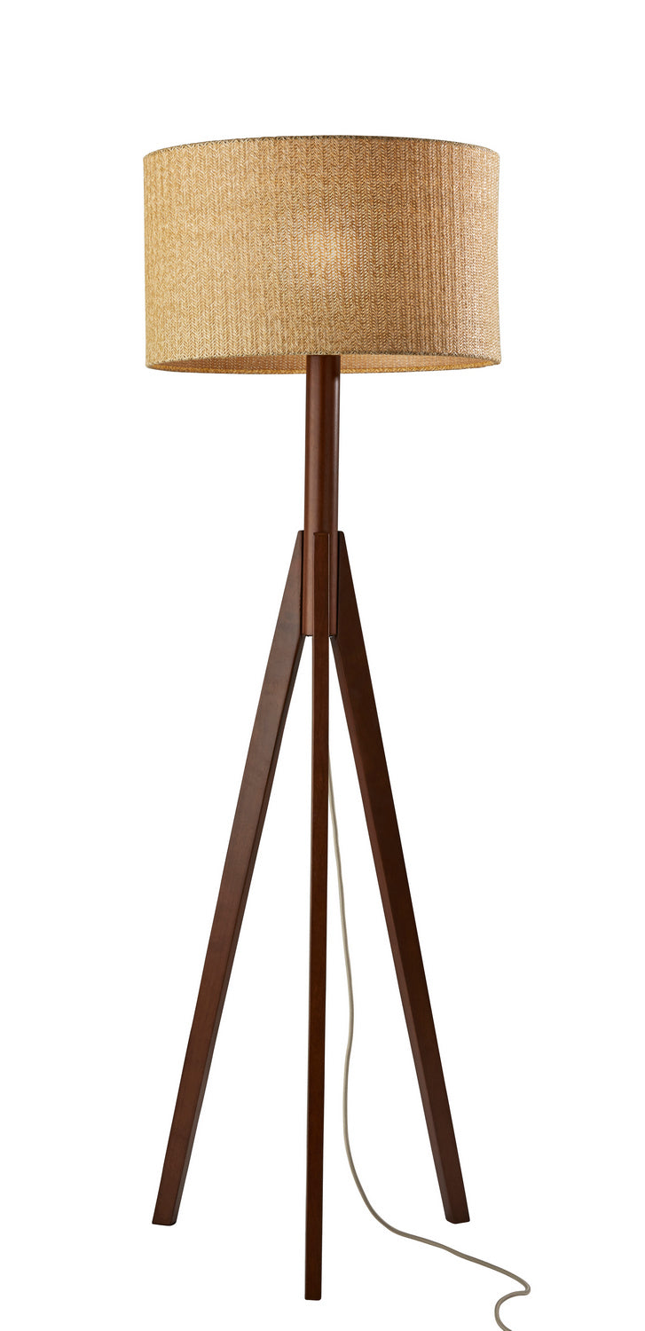 Adesso Home - 3208-15 - Floor Lamp - Eden - Walnut Rubberwood