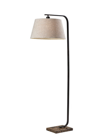 Adesso Home - 3484-01 - Floor Lamp - Bernard - Black