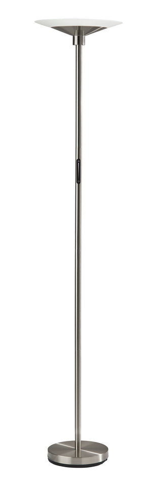 Adesso Home - 5121-22 - LED Torchiere - Solar - Brushed Steel