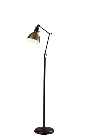 Adesso Home - SL3708-26 - Floor Lamp - Alden - Antique Bronze & Antique Brass