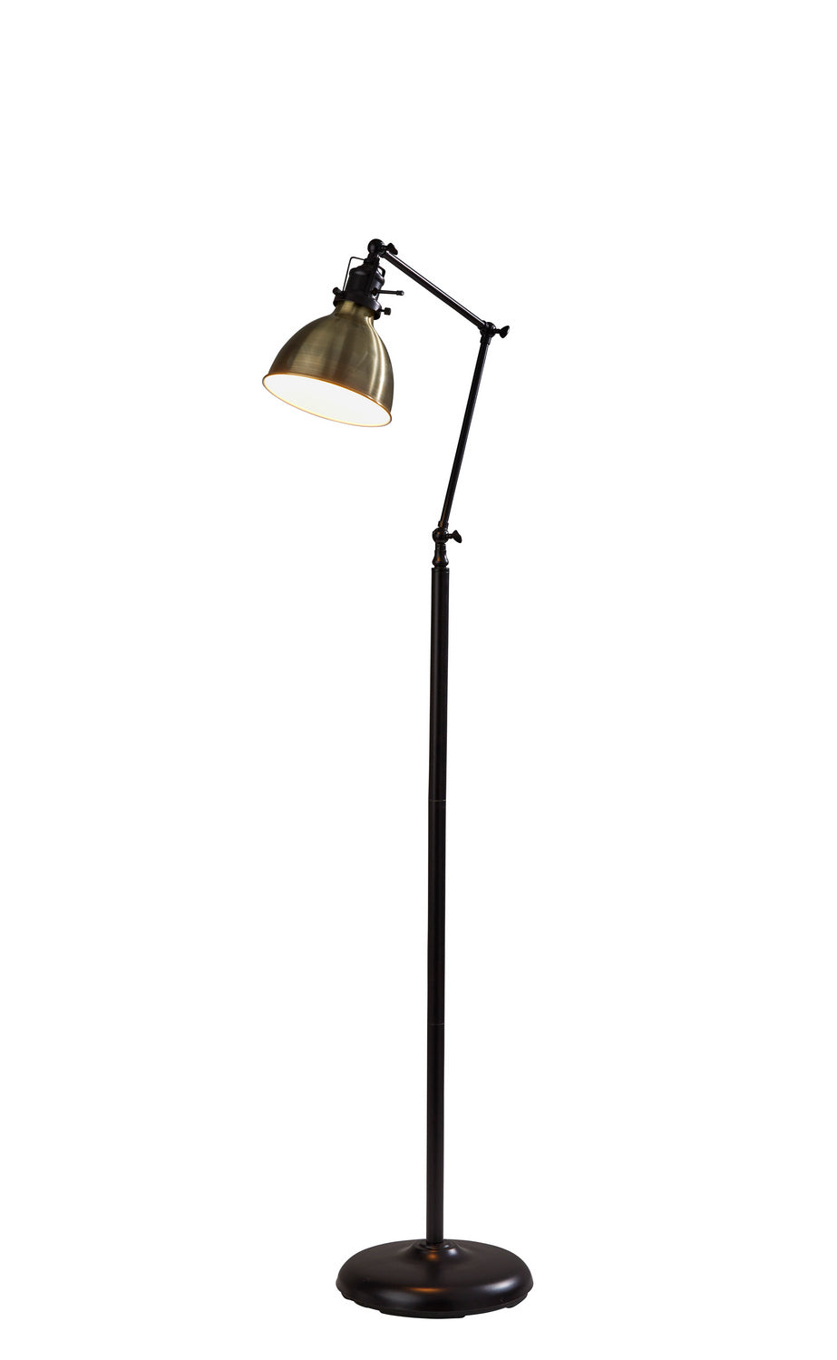 Adesso Home - SL3708-26 - Floor Lamp - Alden - Antique Bronze & Antique Brass