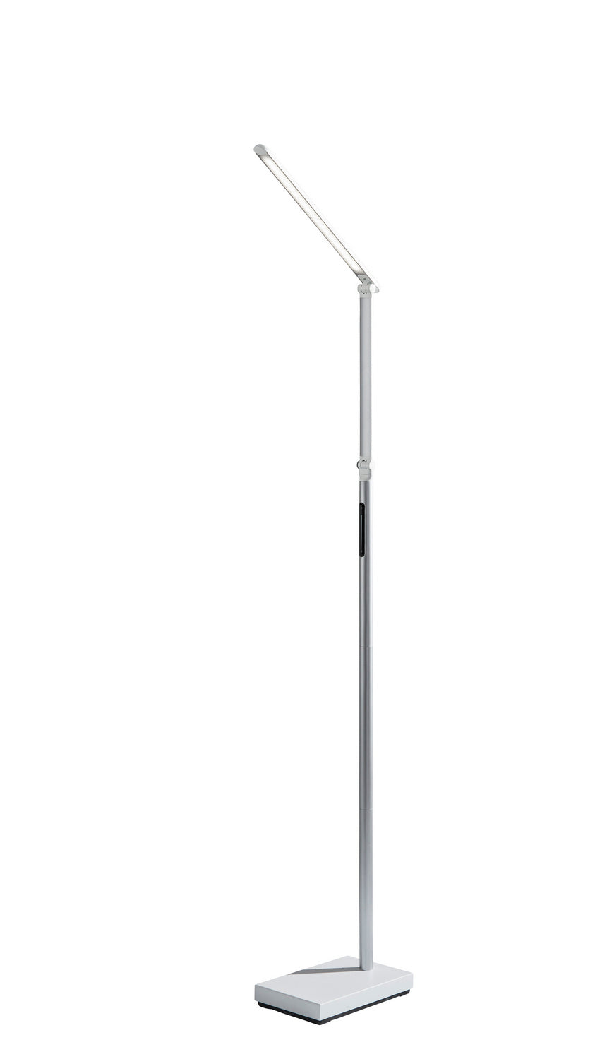 Adesso Home - SL4907-02 - LED Floor Lamp - Lennox - Black & Silver