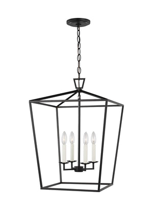 Visual Comfort Studio - 5392604-112 - Four Light Lantern - Dianna - Midnight Black