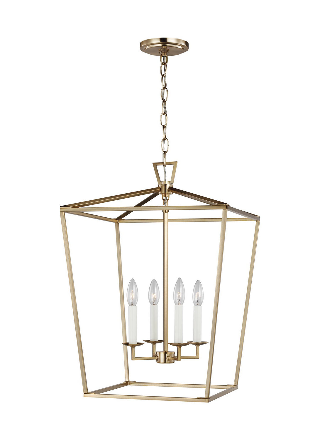 Visual Comfort Studio - 5392604EN-848 - Four Light Lantern - Dianna - Satin Brass