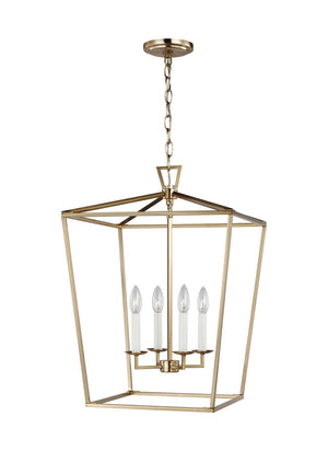 Visual Comfort Studio - 5392604EN-848 - Four Light Lantern - Dianna - Satin Brass