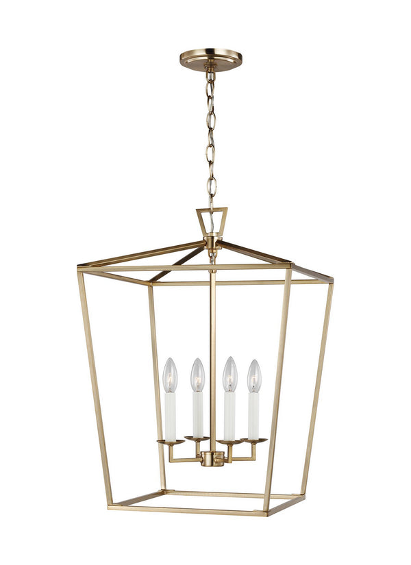 Visual Comfort Studio - 5392604EN-848 - Four Light Lantern - Dianna - Satin Brass