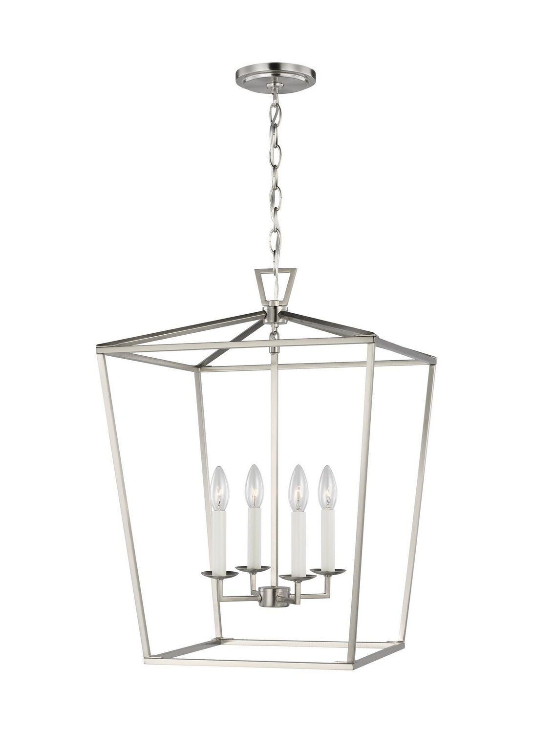 Visual Comfort Studio - 5392604EN-962 - Four Light Lantern - Dianna - Brushed Nickel