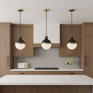 Visual Comfort Studio - 6177101-112 - One Light Mini Pendant - Hanks - Midnight Black
