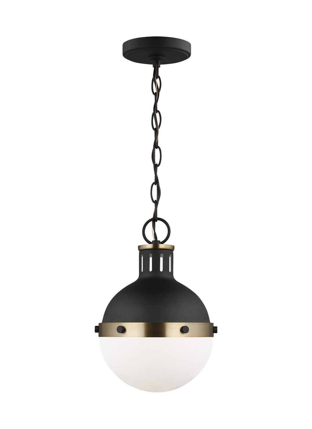 Visual Comfort Studio - 6177101-112 - One Light Mini Pendant - Hanks - Midnight Black