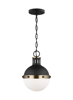 Visual Comfort Studio - 6177101-112 - One Light Mini Pendant - Hanks - Midnight Black