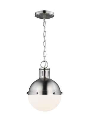 Visual Comfort Studio - 6177101-962 - One Light Mini Pendant - Hanks - Brushed Nickel