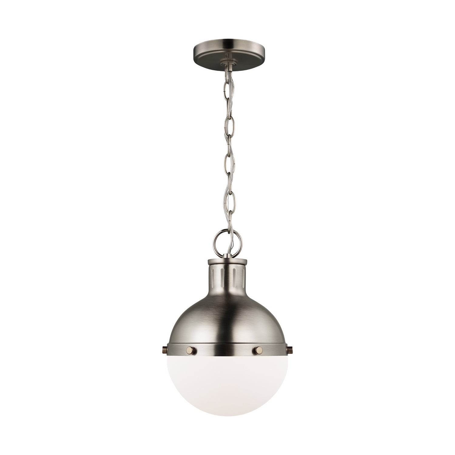 Visual Comfort Studio - 6177101EN3-965 - One Light Mini Pendant - Hanks - Antique Brushed Nickel