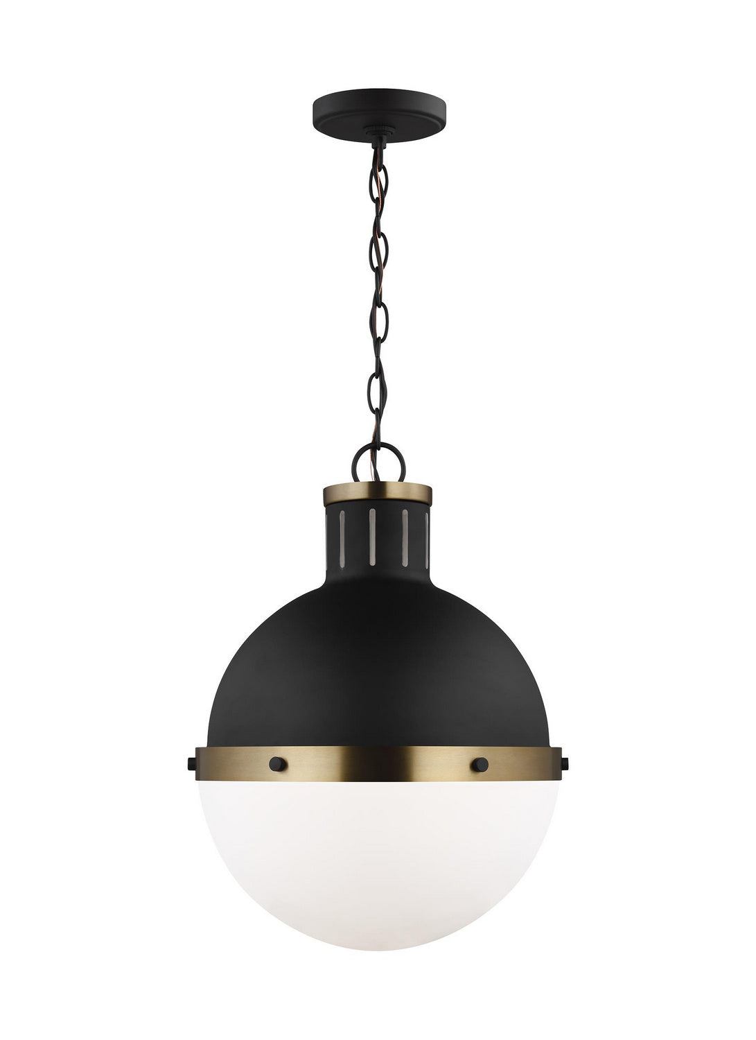 Visual Comfort Studio - 6577101-112 - One Light Pendant - Hanks - Midnight Black