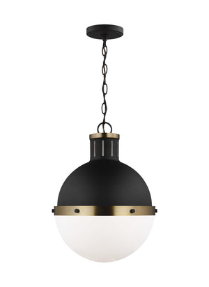 Visual Comfort Studio - 6577101-112 - One Light Pendant - Hanks - Midnight Black