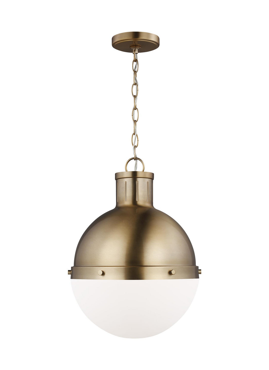 Visual Comfort Studio - 6577101-848 - One Light Pendant - Hanks - Satin Brass