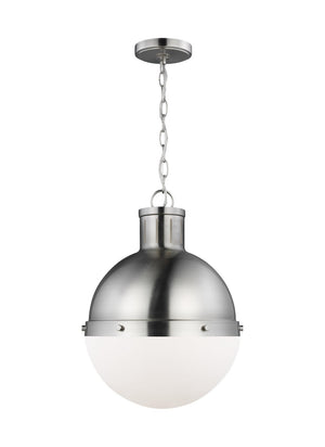 Visual Comfort Studio - 6577101EN3-962 - One Light Pendant - Hanks - Brushed Nickel