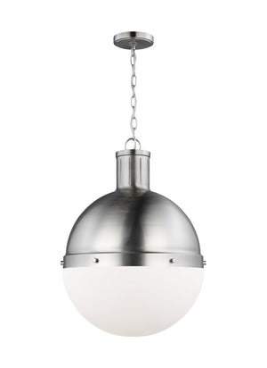 Visual Comfort Studio - 6677101-962 - One Light Pendant - Hanks - Brushed Nickel