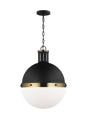 Visual Comfort Studio - 6677101EN3-112 - One Light Pendant - Hanks - Midnight Black