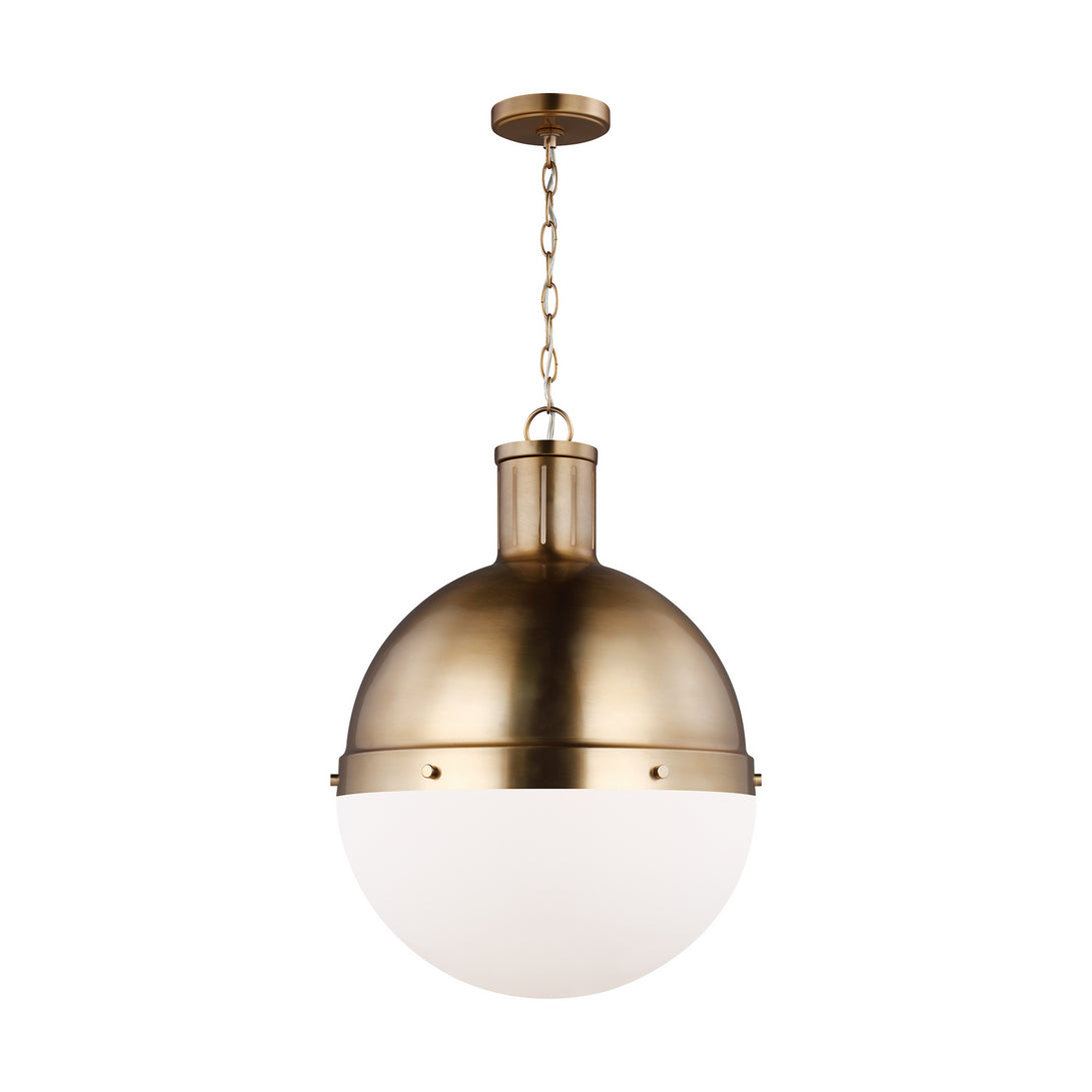 Visual Comfort Studio - 6677101EN3-848 - One Light Pendant - Hanks - Satin Brass