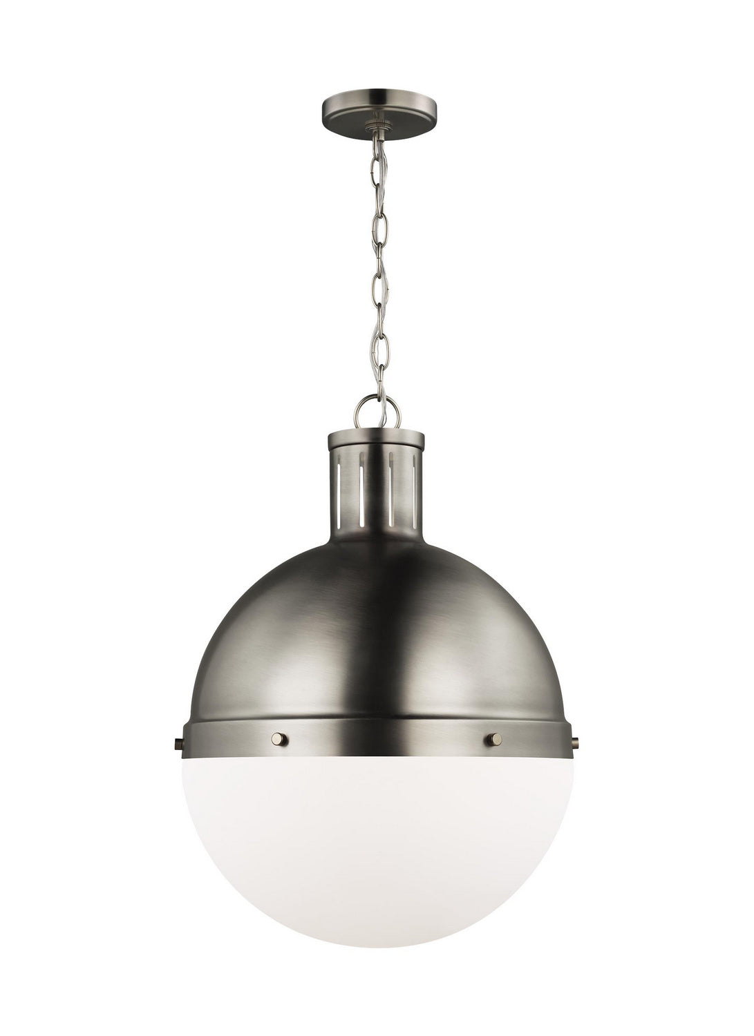 Visual Comfort Studio - 6677101EN3-965 - One Light Pendant - Hanks - Antique Brushed Nickel