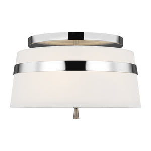 Visual Comfort Studio - AF1143PN - Three Light Semi-Flush Mount - Cordtlandt - Polished Nickel