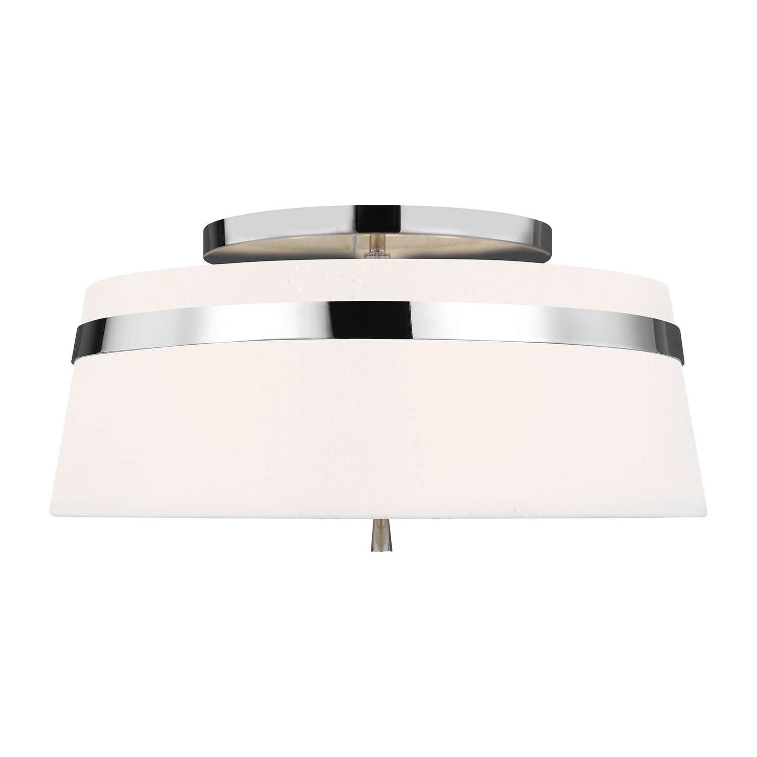 Visual Comfort Studio - AF1153PN - Three Light Semi-Flush Mount - Cordtlandt - Polished Nickel