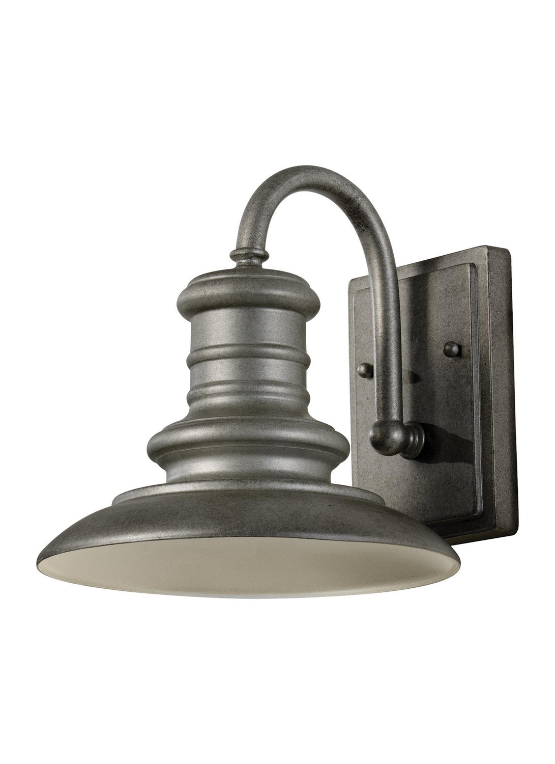 Generation Lighting. - OL8600TRD/T - One Light Outdoor Wall Lantern - Redding Station - Tarnished Silver