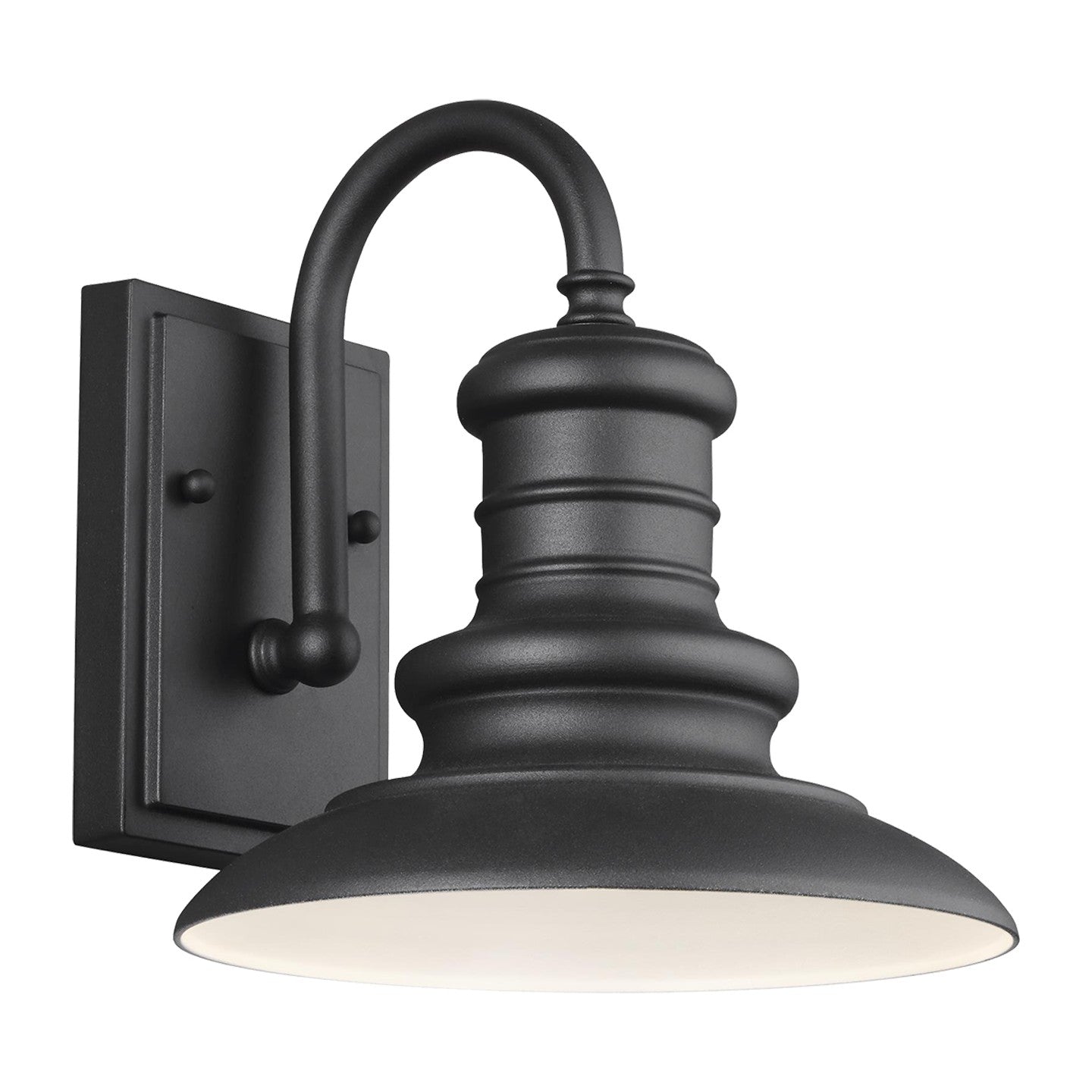 Generation Lighting - OL8600TXB/T - One Light Outdoor Wall Lantern - Redding Station - Textured Black