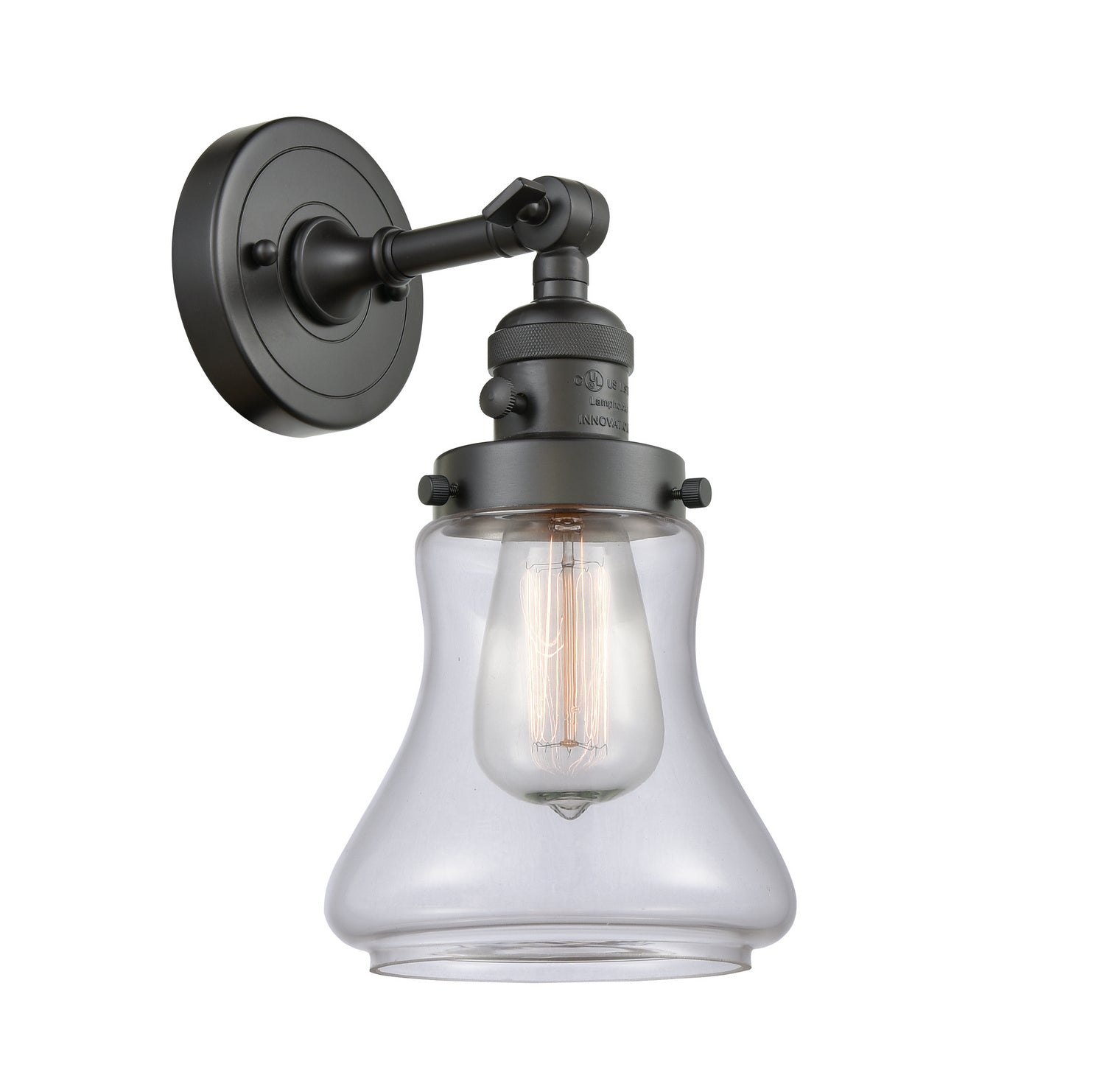 Innovations - 203SW-OB-G192 - One Light Wall Sconce - Franklin Restoration - Oil Rubbed Bronze