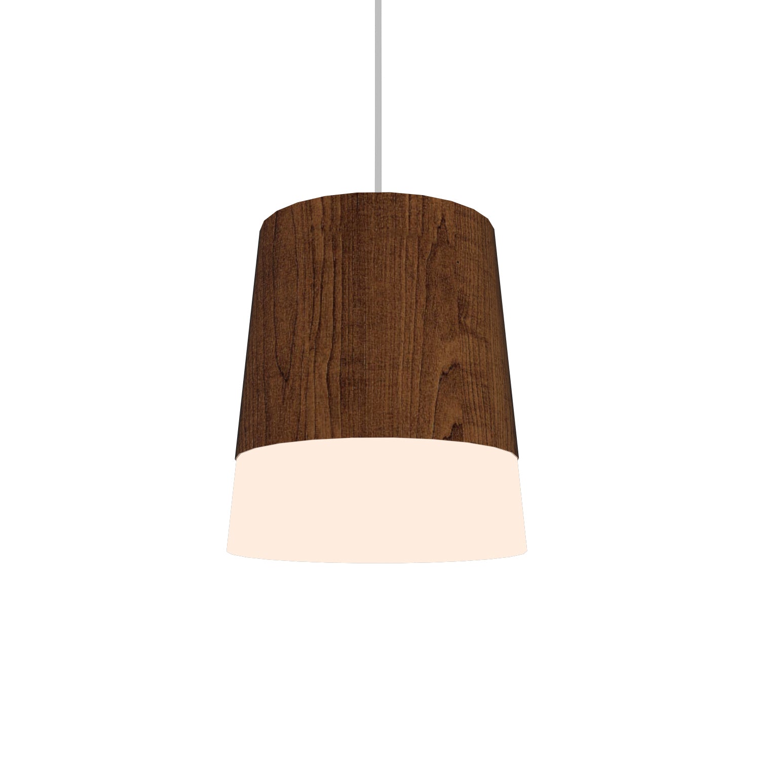 Accord Lighting - 1100.06 - One Light Pendant - Conical - Imbuia