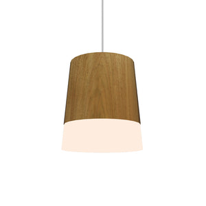 Accord Lighting - 1100.09 - One Light Pendant - Conical - Louro Freijo