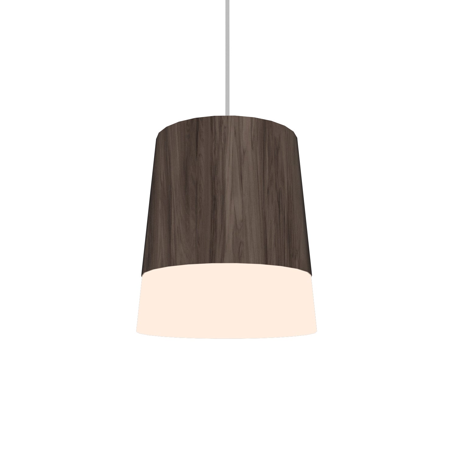 Accord Lighting - 1100.18 - One Light Pendant - Conical - American Walnut